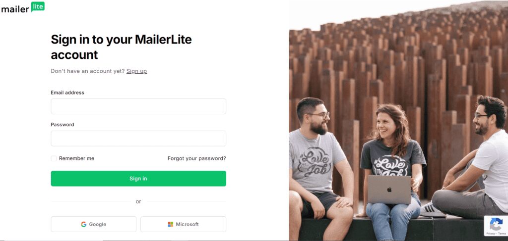 MailerLite Login