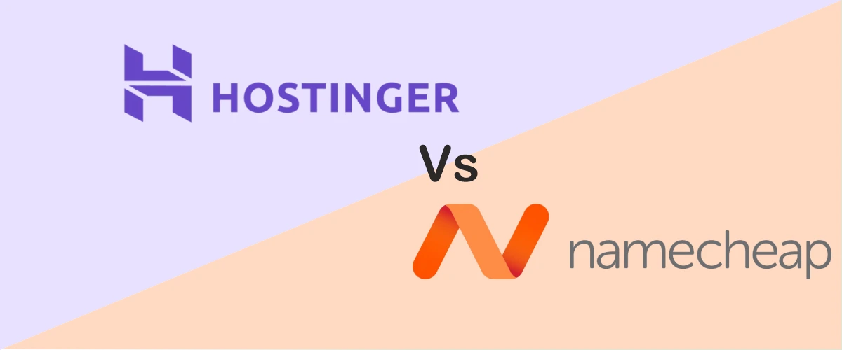 Image depicting Namecheap vs Hostinger - which is better for you