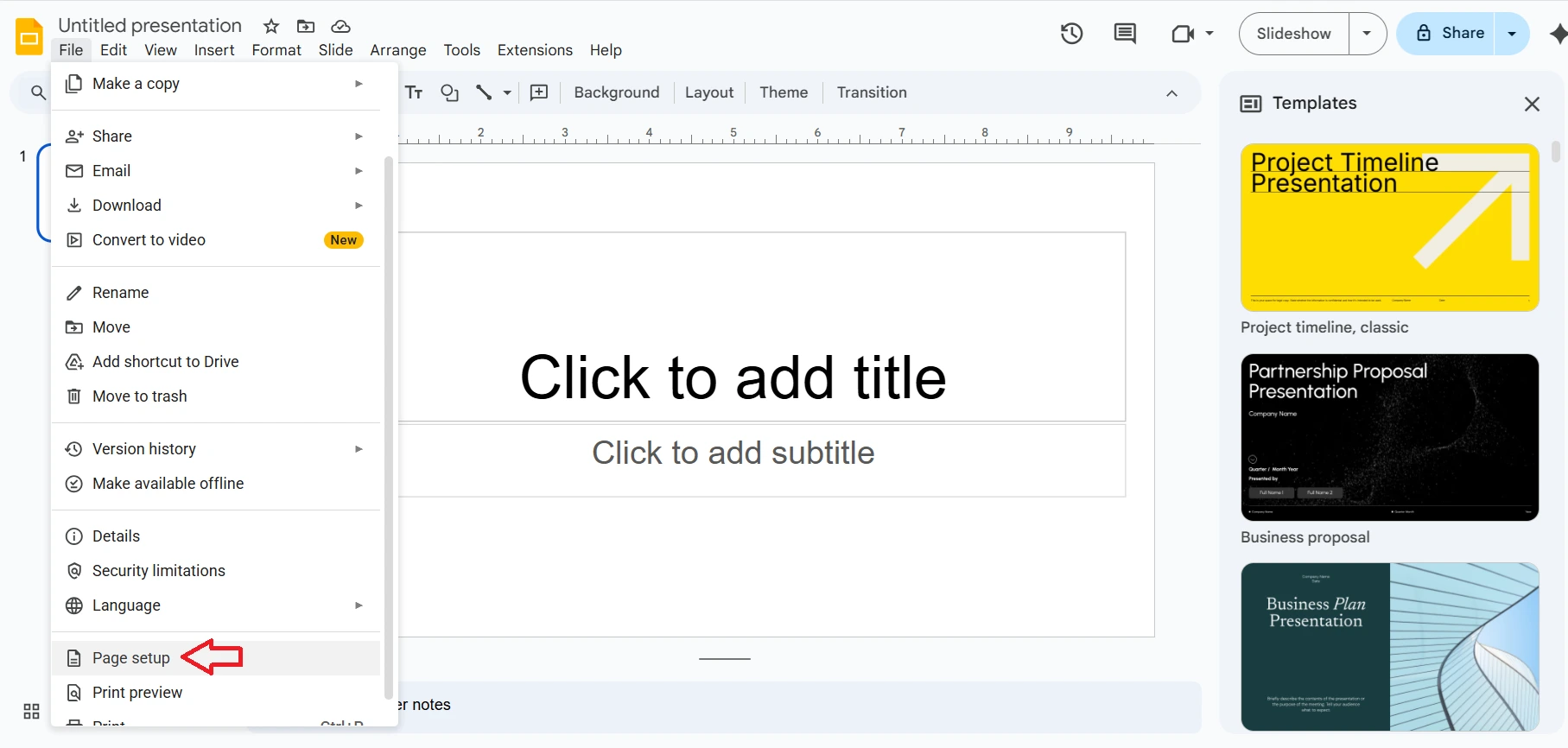 Set Up Your Foundation - using google slides to create pitch deck